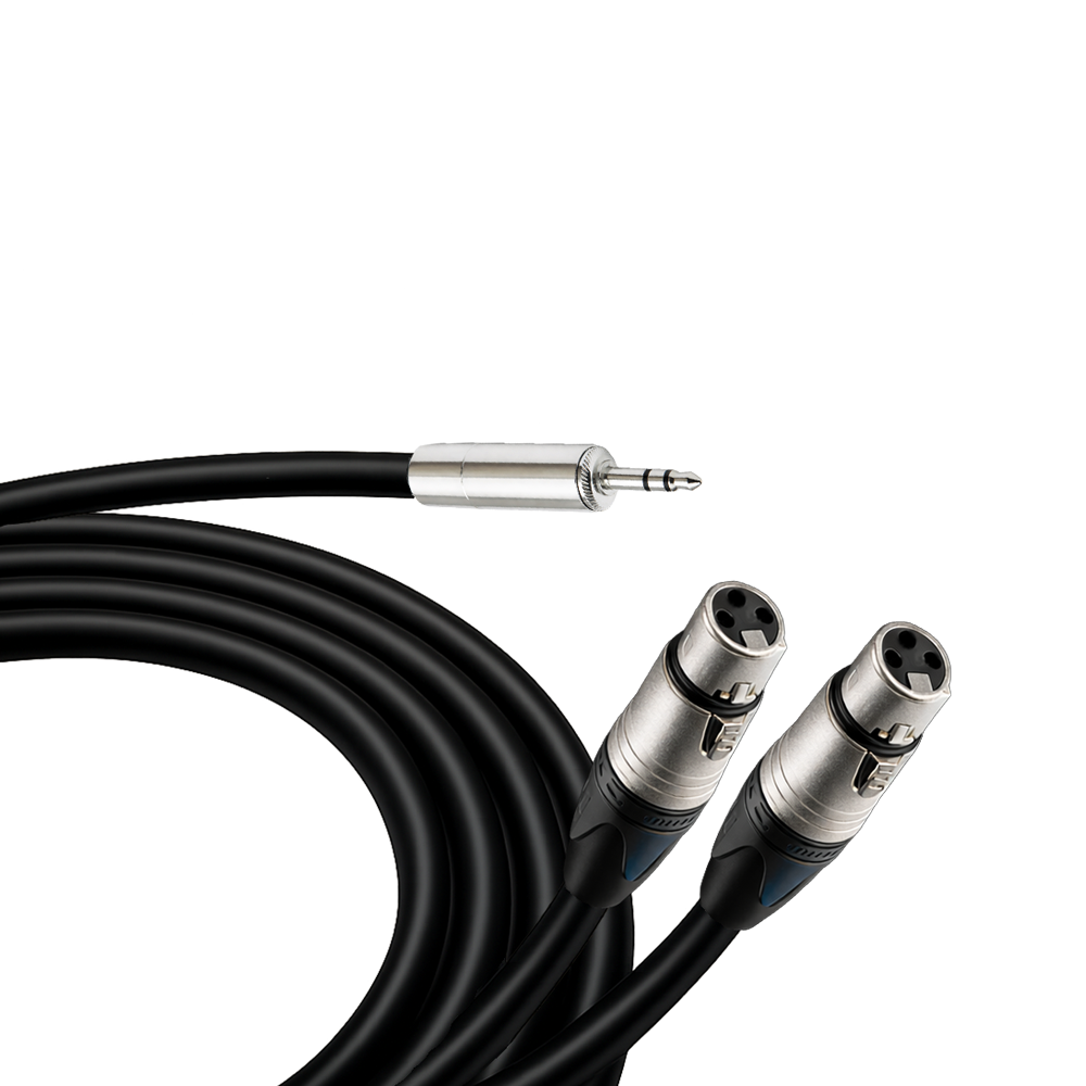 2 XLR Female to 1 EP Stereo