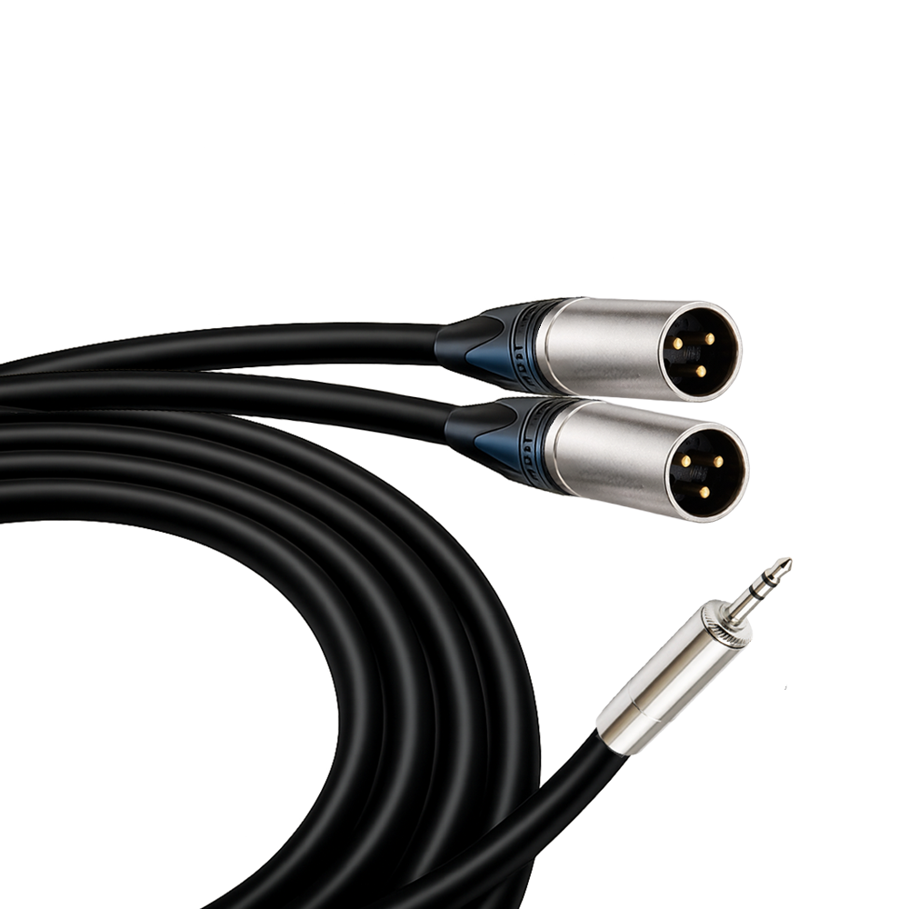 2 XLR Male to 1 EP Stereo