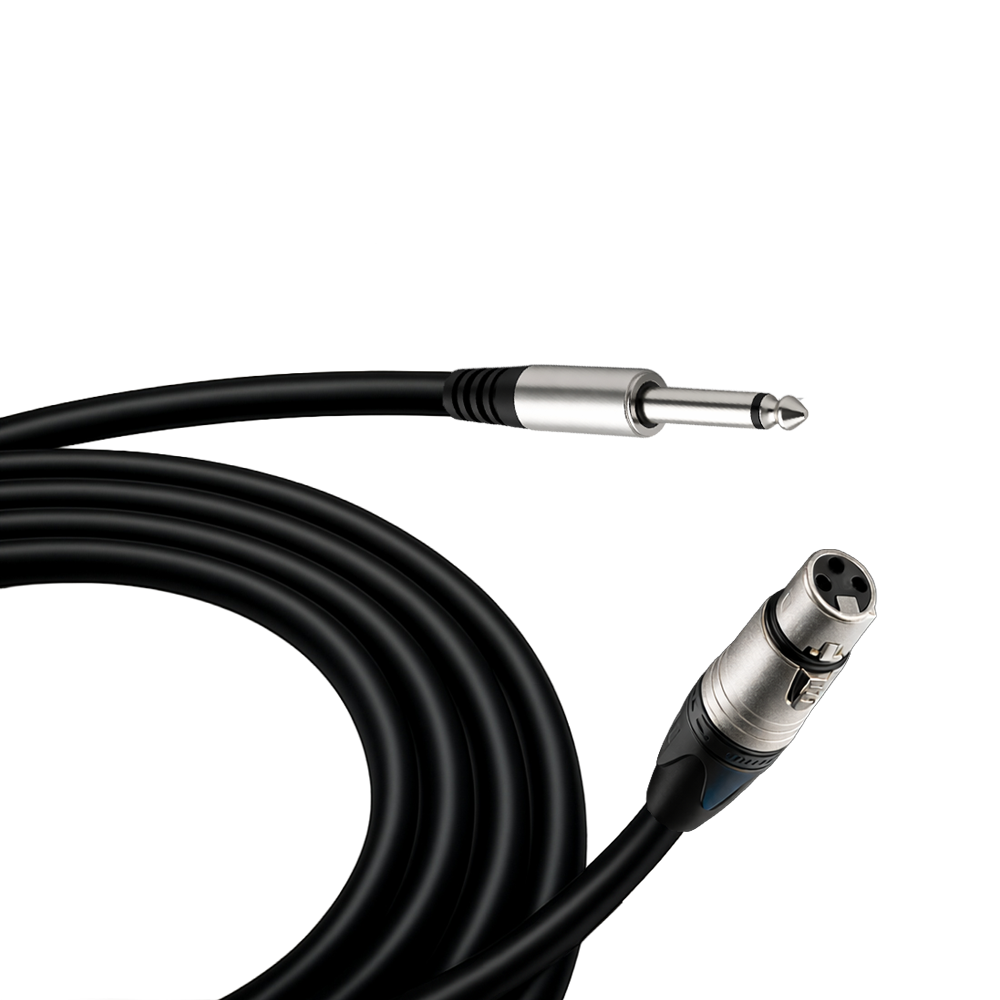 Mono Jack to XLR Female Interconnects