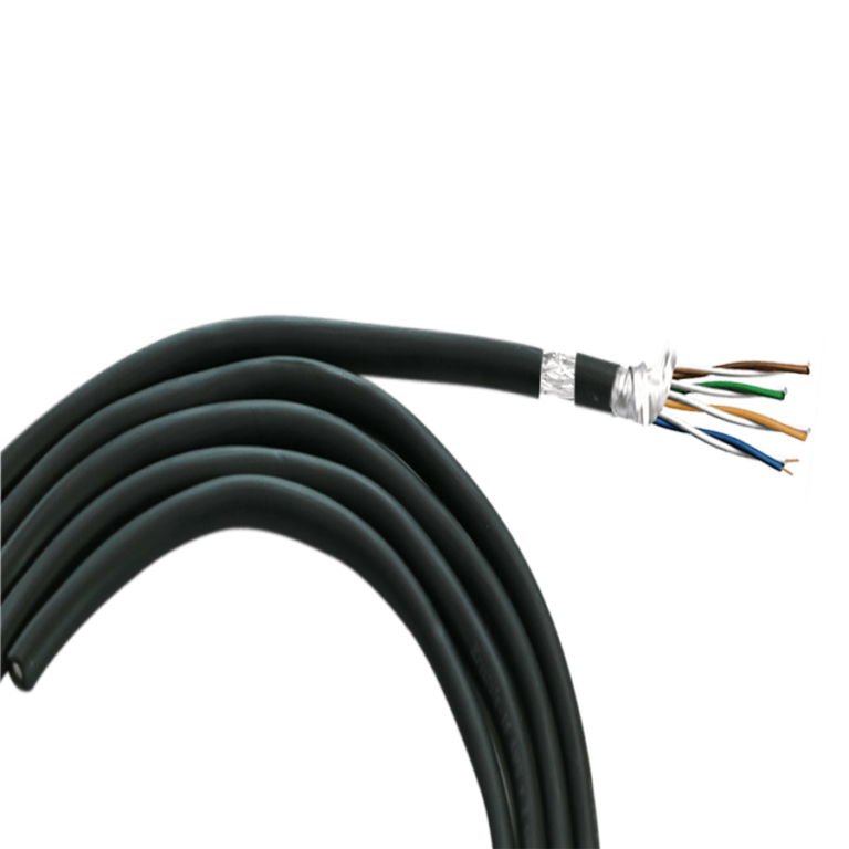 CAT 6 STP A Aluminium Foil + Braid Shielded LAN Cable Krystals Cables